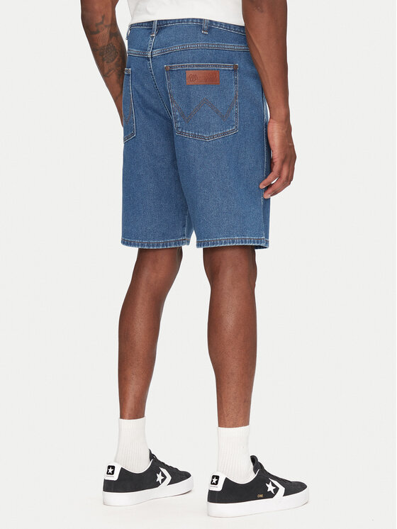 Wrangler Wrangler Farmer rövidnadrág Frontier 112362493 Kék Relaxed Fit