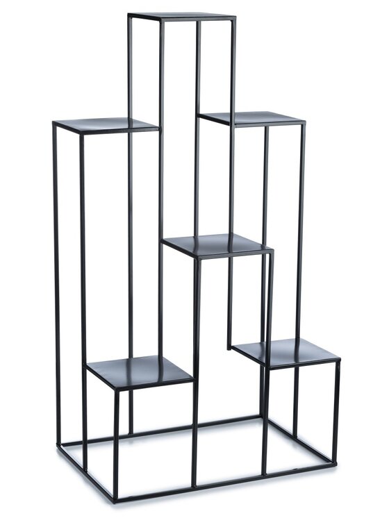 MIAhome MIAhome Kwietnik ekspozytor metalowy 110 cm Czarny