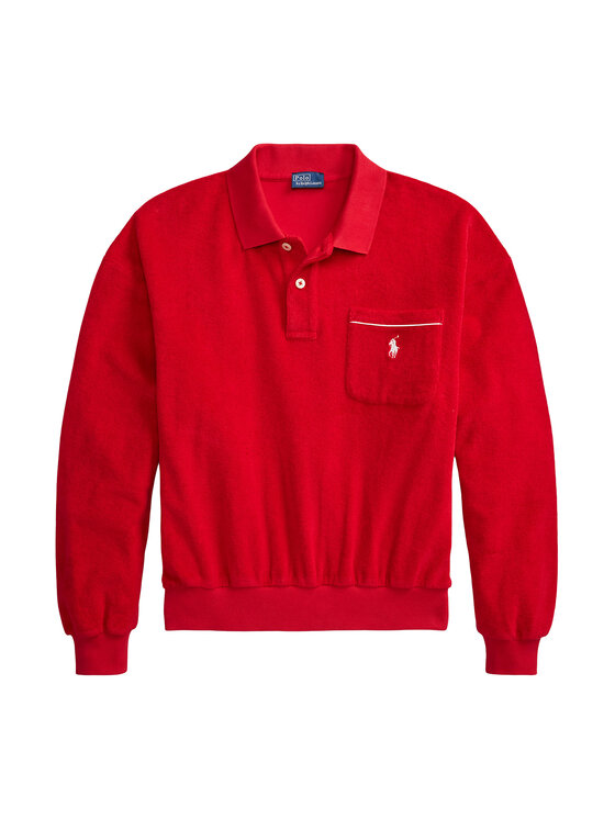 Polo Ralph Lauren Polo Ralph Lauren Džemperis ar kapuci 211A12737003 Sarkans Relaxed Fit