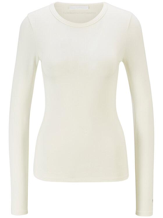 BOSS Boss Bluse C_Esabel_Active 50457401 Écru Slim Fit