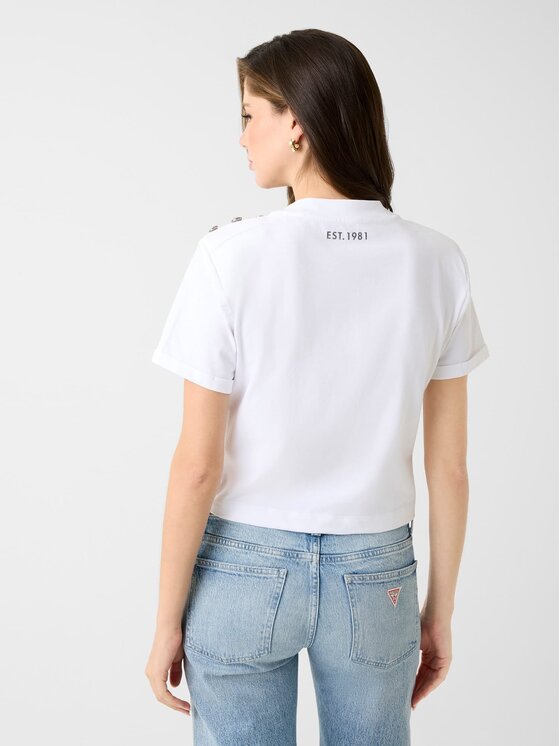 Guess Guess T-Shirt 181608 Biały Classic Fit