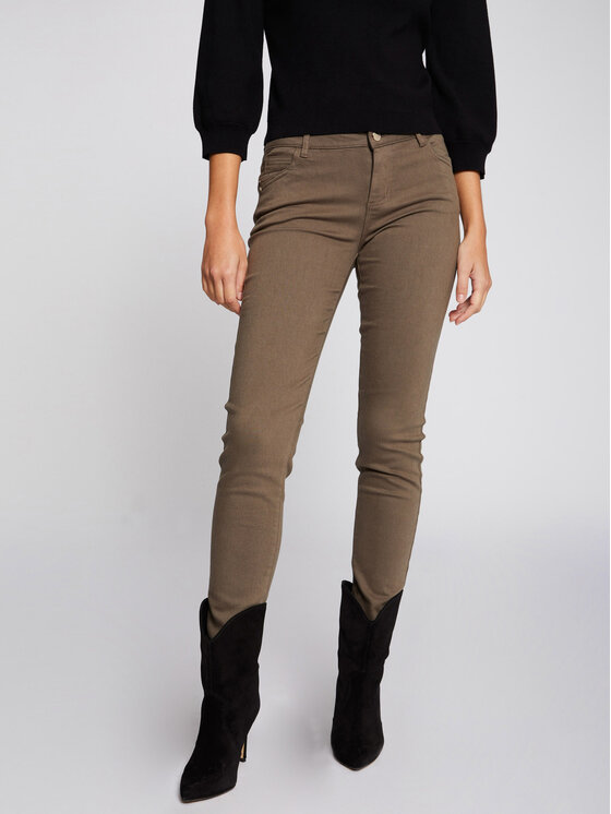 Morgan Morgan Jeans hlače 211-PETRA Zelena Skinny Fit