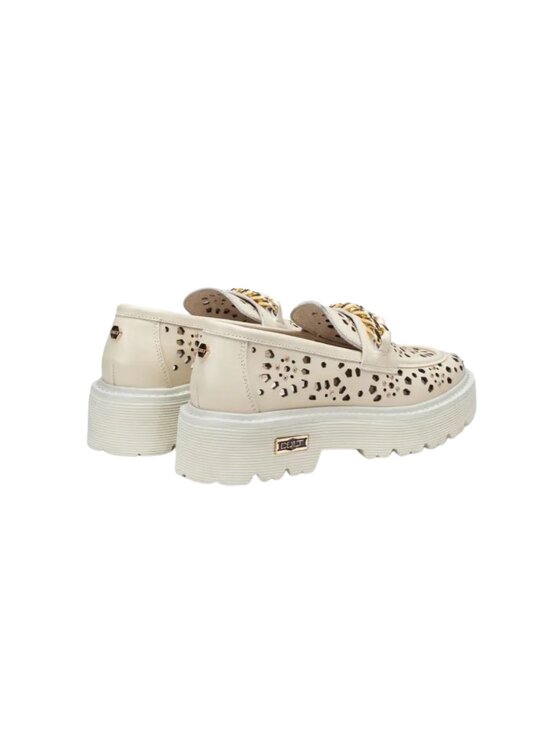 Cult Cult Mokasyny sLASH 4447 FLORAL PERF Beżowy