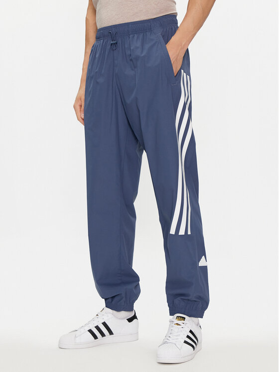 adidas Pantaloni da tuta Future Icons 3 Stripes IR9239 Blu Slim Fit Modivo