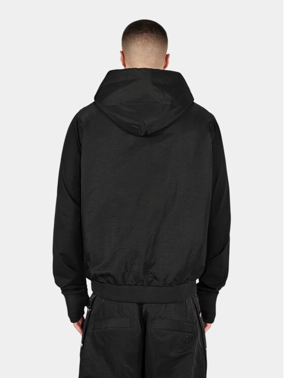 MADE BY SOCIETY MADE BY SOCIETY Kurtka anorak PULSE Hoodie - H17740 Czarny Basic Fit