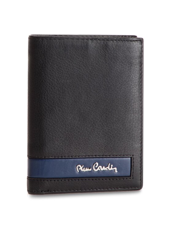 Pierre Cardin Portefeuille Pour Homme, Cuir Véritable, Mince, Homme, Petit Mince Rfid, Cadeau, Portefeuille Avec Porte-monnaie, Cuir, Porte-billets, Portefeuille Garçon, Noir/rouge