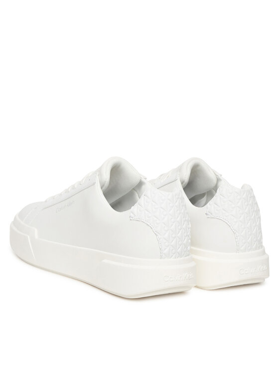 Calvin Klein Calvin Klein Sneakers Chunky Cupsole Laceup Lth Bt Aop YW0YW02036 Alb