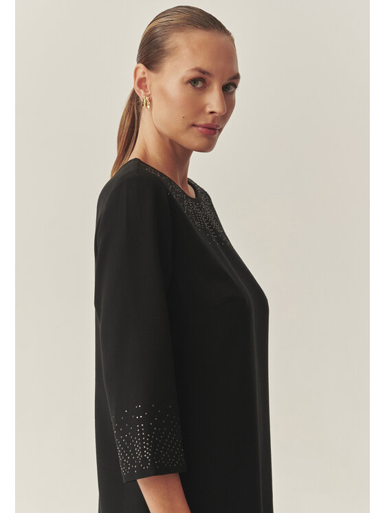 TATUUM TATUUM Sukienka codzienna KIRIA Czarny Fitted Fit