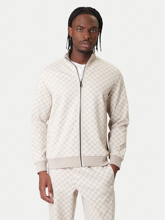 JOOP! JOOP! Džemperis ar kapuci Wendeu 30100506 Bēšs Regular Fit