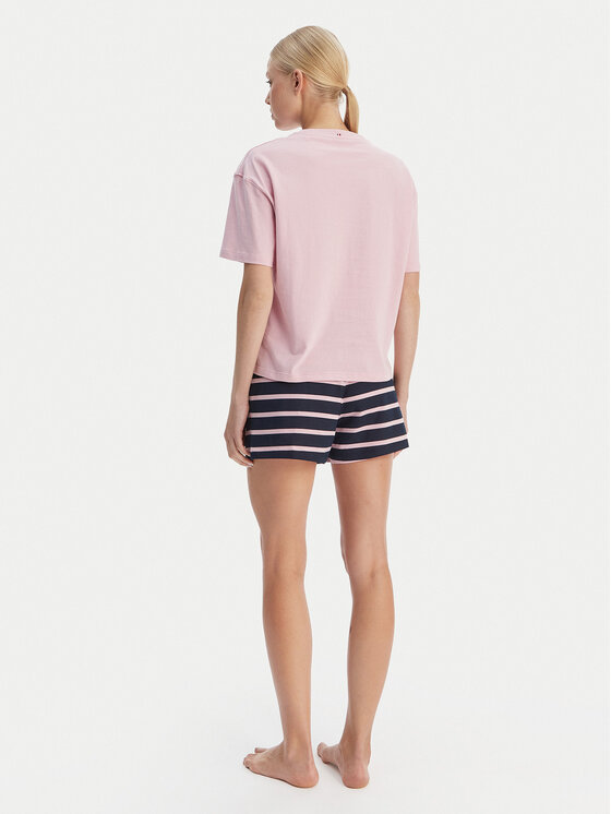 Tommy Hilfiger Tommy Hilfiger Pidžama UW0UW05760 Daudzkrāsains Regular Fit