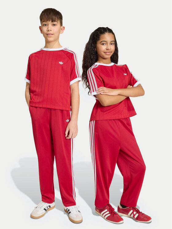 adidas adidas Sportinės kelnės Firebird HZ6651 Raudona Regular Fit