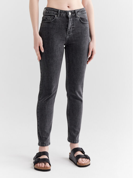 Americanos Jeans hlače Boston Črna Slim Leg