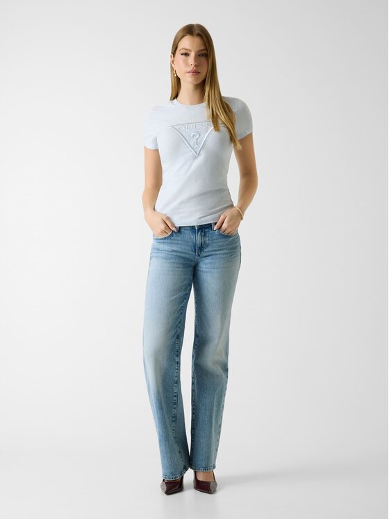Guess Guess T-Shirt 181492 Modrá Classic Fit