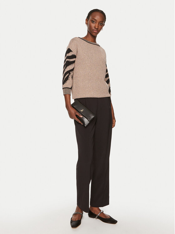 Liu Jo Liu Jo Штани з тканини WF4280 T0486 Чорний Regular Fit