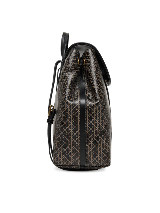 Calvin Klein Calvin Klein Plecak Emblem Aop Flap Backpack LV04F3271G Czarny