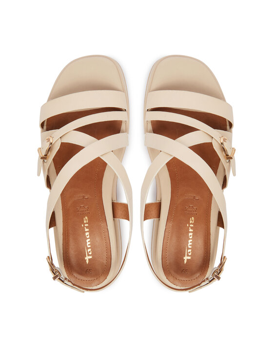 Tamaris Tamaris Sandály 1-28365-46 Krémová