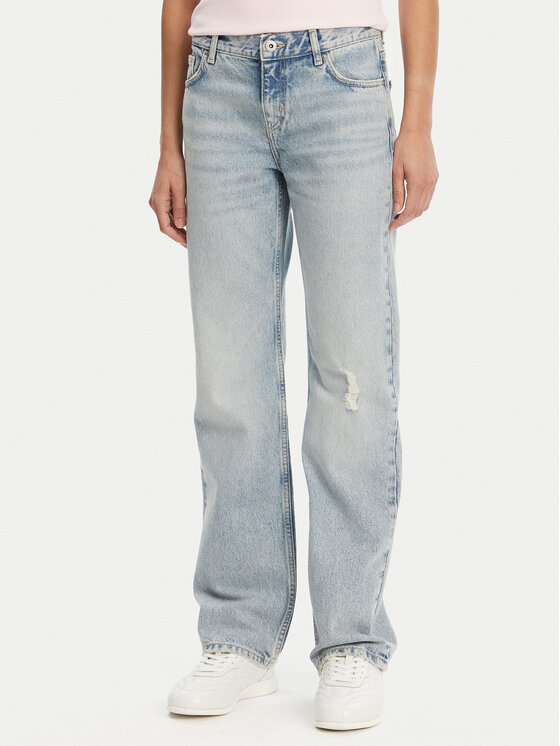 HUGO HUGO Farmer Getali_B 50537425 Kék Straight Fit
