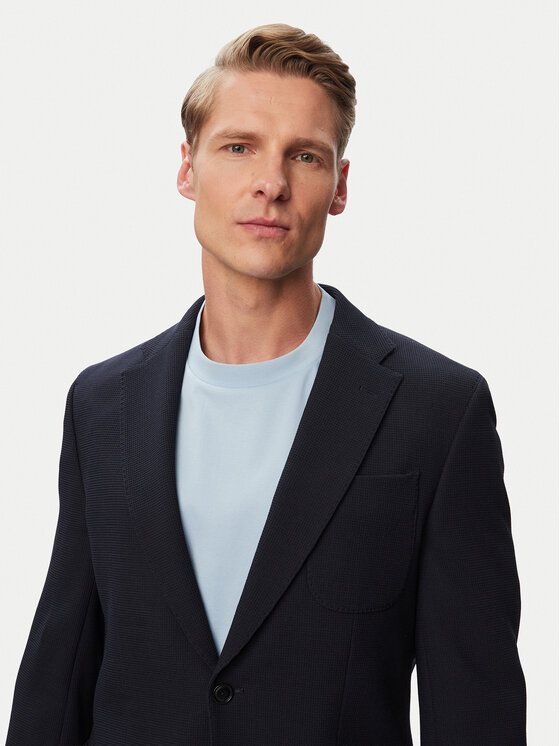 BOSS BOSS Suknjič H-Hutson-3PP-263 50567514 Mornarsko modra Slim Fit