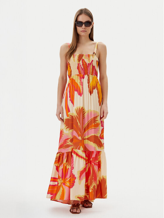 Maaji Maaji Літня сукня Jungle Palm Lavinia PT2707CLD001 Оранжевий Regular Fit