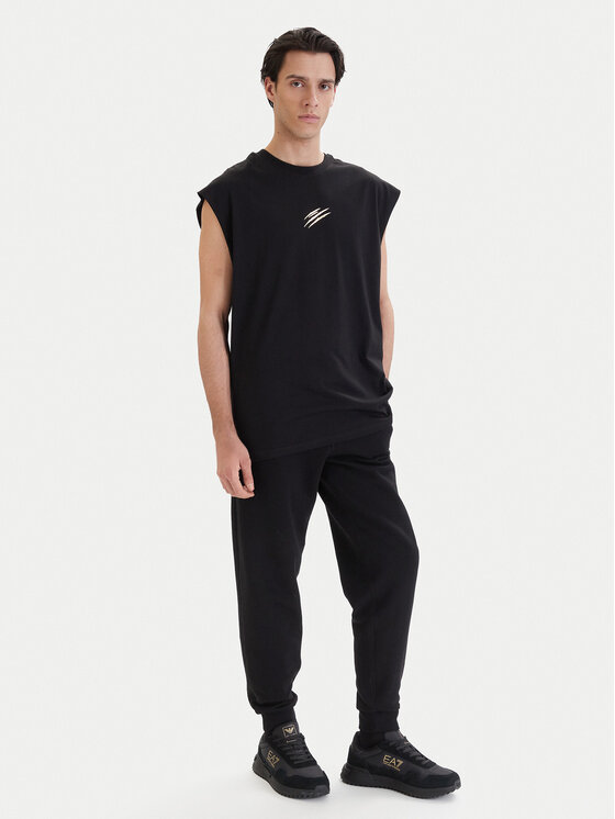 Plein Sport Plein Sport Tank top PAEC MRK0104 STE001N Negru Regular Fit