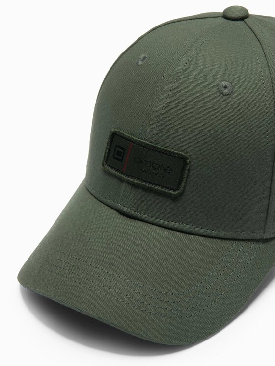Ombre Ombre Czapka z daszkiem OM-ACCS-0103 Khaki