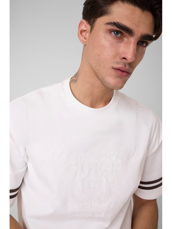 Guess Guess T-Shirt 183471 Bílá Classic Fit