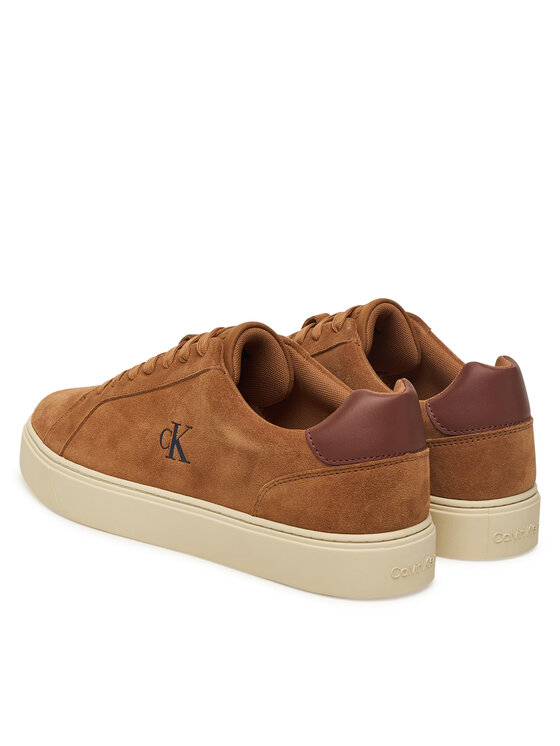 Calvin Klein Calvin Klein Tenisice Classic Cupsole Laceup Su YM0YM01434 Smeđa