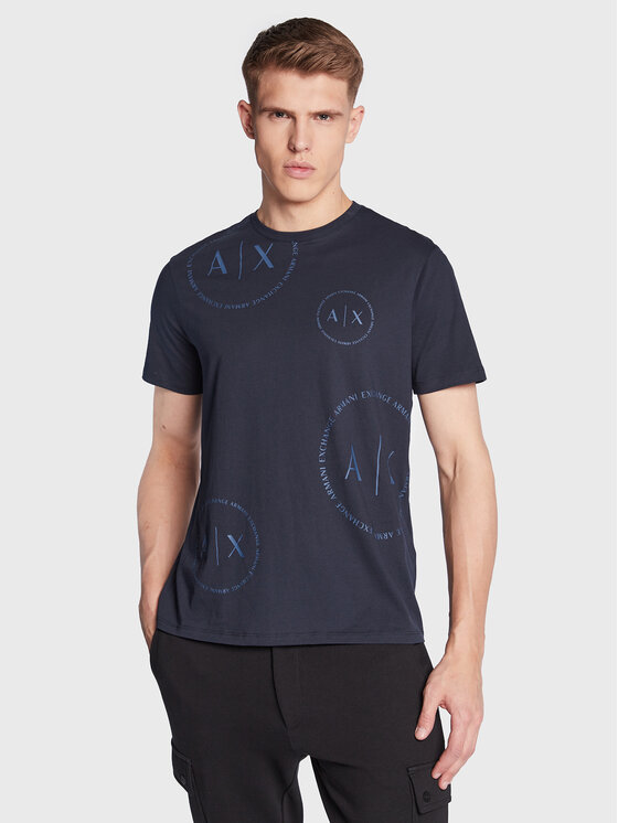 Armani Exchange Armani Exchange T-Shirt 3RZTKJ ZJH4Z 1510 Tmavomodrá Regular Fit