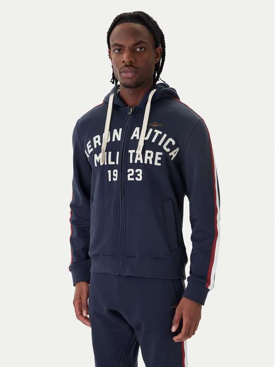 Aeronautica Militare Aeronautica Militare Mikina 261FE2070UF00677 Tmavomodrá Comfort Fit