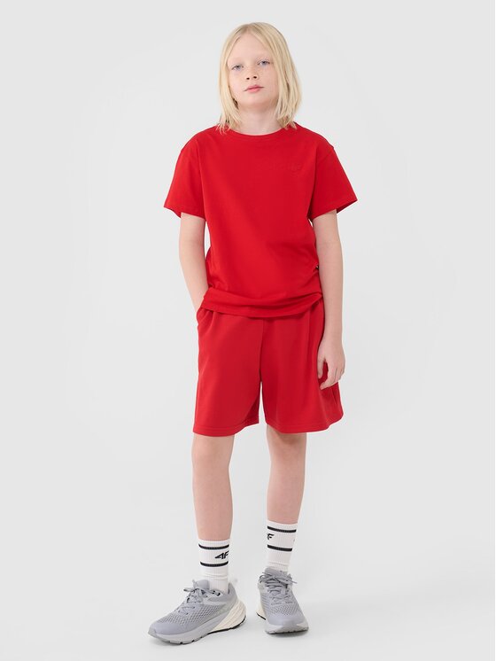 4F 4F T-Shirt 4FJWspring_summer_2025TTSHM2324 Rot Oversize