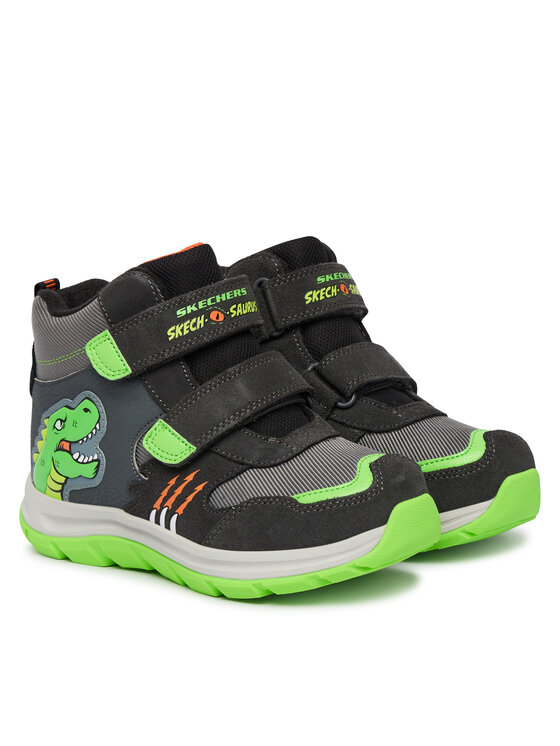 Skechers Skechers Gležnjače Dynamic Trail - Dino-Scouts 406373L/CCLM Siva