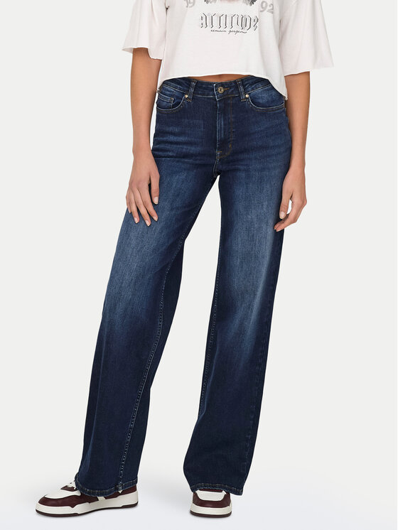 ONLY ONLY Farmer Madison 15318405 Sötétkék Wide Leg