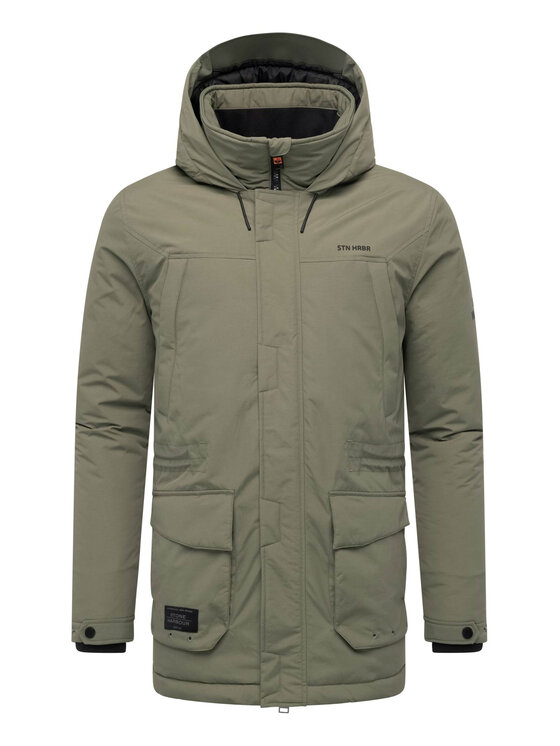 Stone Harbour Stone Harbour Kurtka zimowa Wadiim Zielony Regular Fit