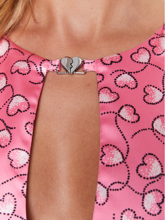 ROTATE ROTATE Kokteilinė suknelė Satin Mini Cutout 1001042763 Rožinė Regular Fit