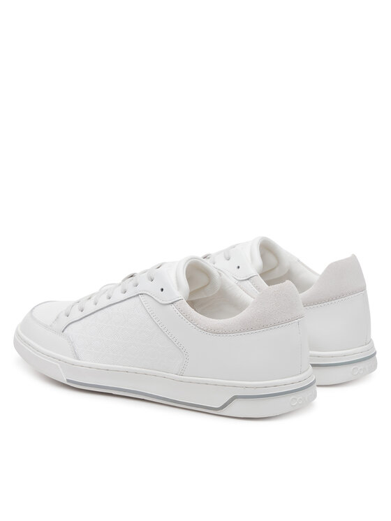 Calvin Klein Calvin Klein Sneakers Low Top Lace Up Lth Mono HM0HM01756 Alb