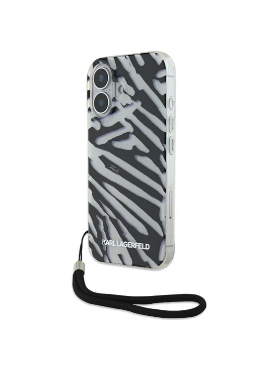 Etui na telefon KARL LAGERFELD, Czarne, Apple iPhone 16