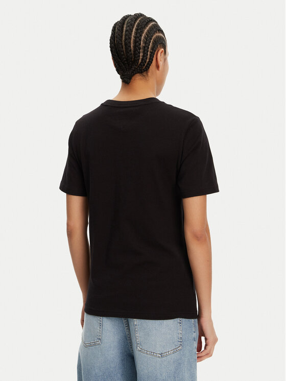 Tommy Jeans Tommy Jeans T-Shirt Color Varsity DW0DW21337 Černá Relaxed Fit