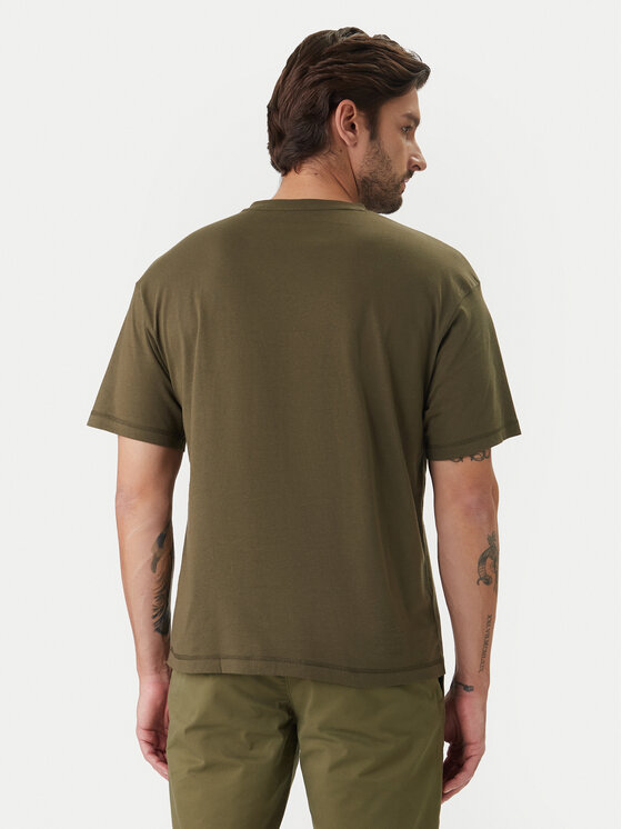 Tommy Hilfiger Tommy Hilfiger Tricou UM0UM03643 Kaki Regular Fit