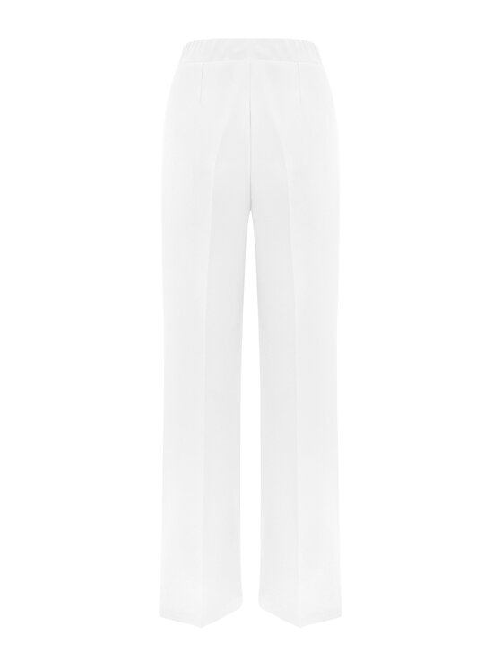 KMX KMX Spodnie materiałowe 808770009 Écru Straight Fit