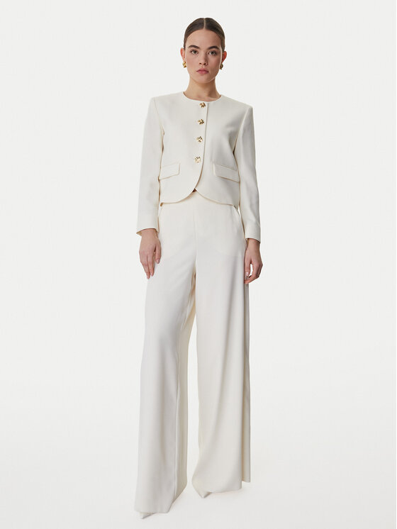 Marella Marella Palazzo bikses Campo 2613131043 Écru Wide Leg