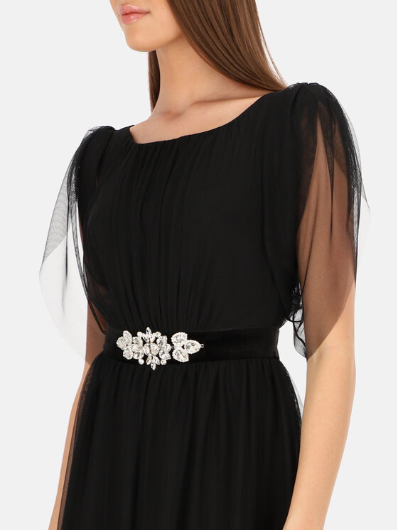 L’AF L’AF Sukienka wieczorowa Bonita Czarny Slim Fit