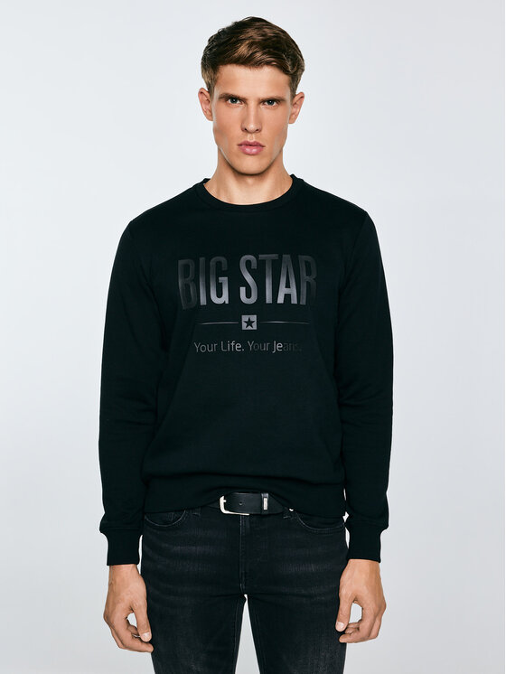 BIG STAR BIG STAR Bluza I Czarny Basic Fit