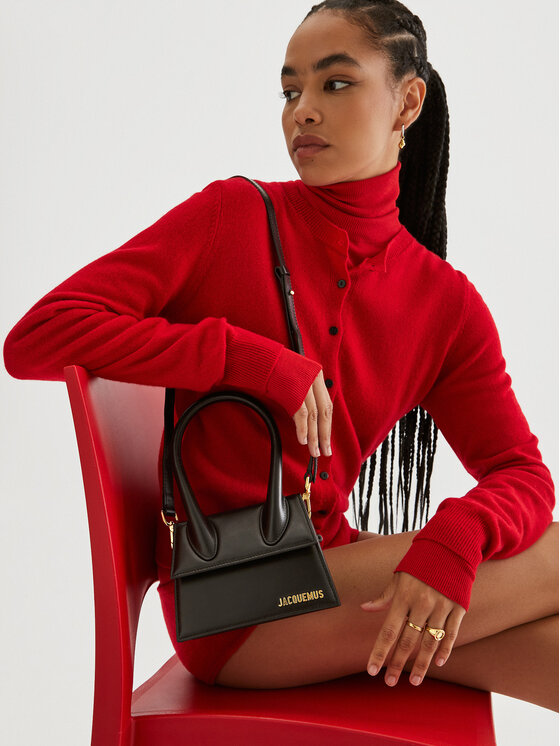 JACQUEMUS JACQUEMUS Táska Le Chiquito Moyen 213BA002-3000 Fekete