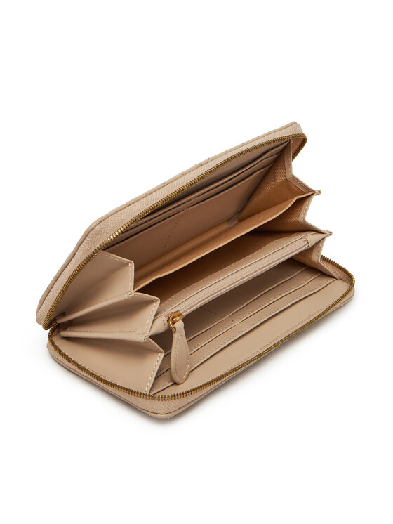PINKO PINKO Didelė Moteriška Piniginė Ryder Zip Around AI 24-25 PCPL 100250 A0GK Smėlio