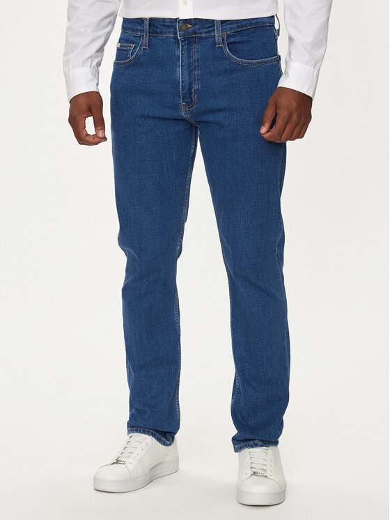 Pánské Jeansy Guess Jeans, Velikost:31/30, Barva: Tmavomodrá, M4YA1C D5DM2