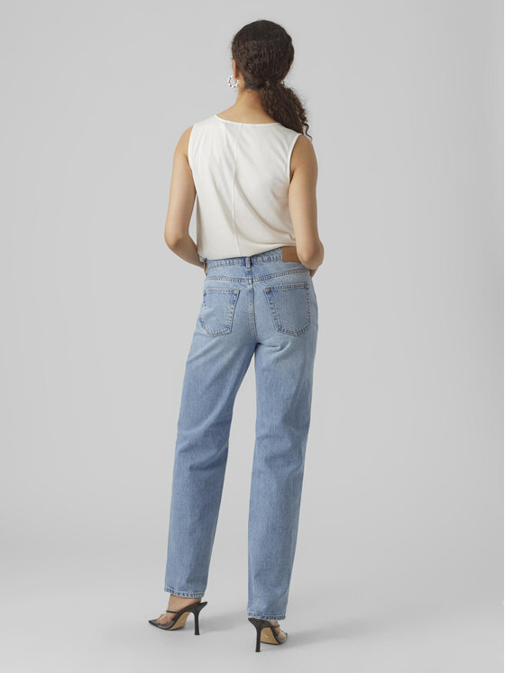 Vero Moda Vero Moda Bluză Brit 10286648 Alb Loose Fit