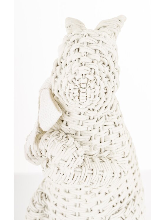 MIAhome MIAhome Figurka królika 27x11x16 cm AFICO Biały