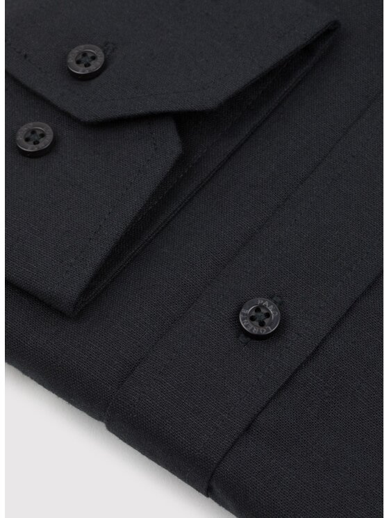 Pako Lorente Pako Lorente Koszula P25SN-1X-023 Czarny Regular Fit