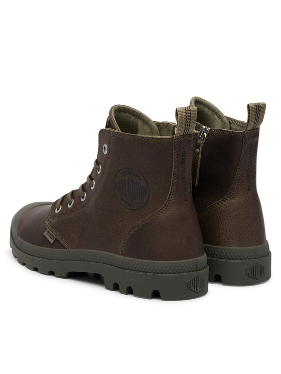 Palladium Palladium Pohodni čevlji Pampa Zip Lth Ess 76888-308-M Zelena