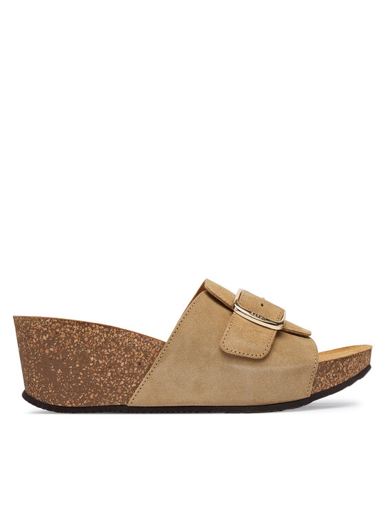 Scholl Scholl Шльопанці Tropica Buckle Med. MF00880 Бежевий